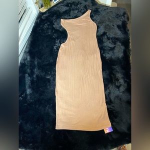 Backless see through dress